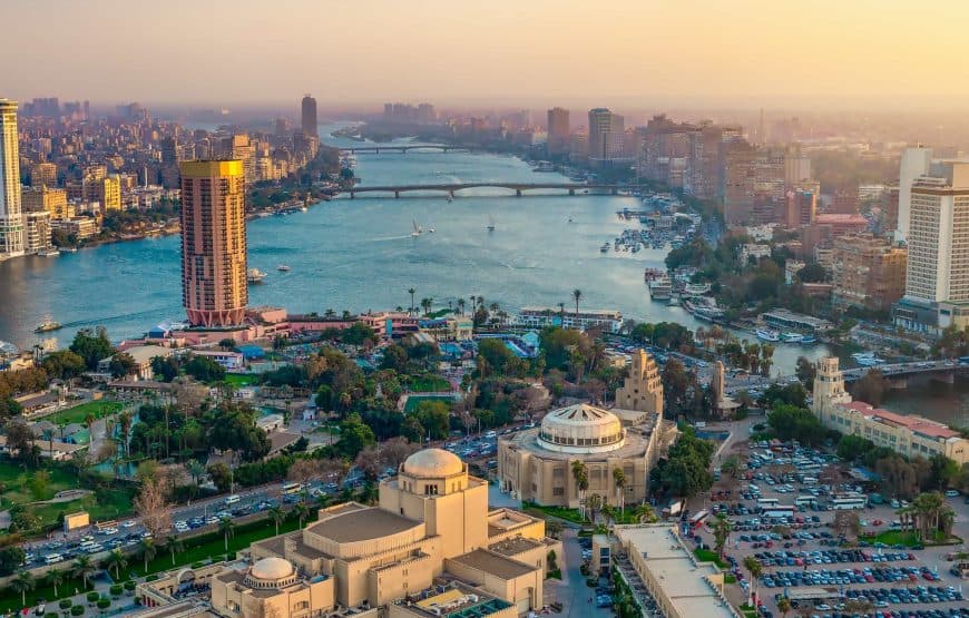 Le Caire en avion depuis Hurghada : pyramides, Sphinx et GEM 3
