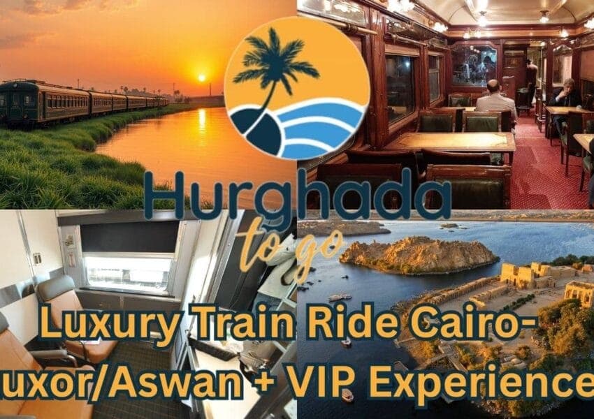 Luxury Train Ride Cairo-Luxor/Aswan + VIP Sleeper Train Egypt