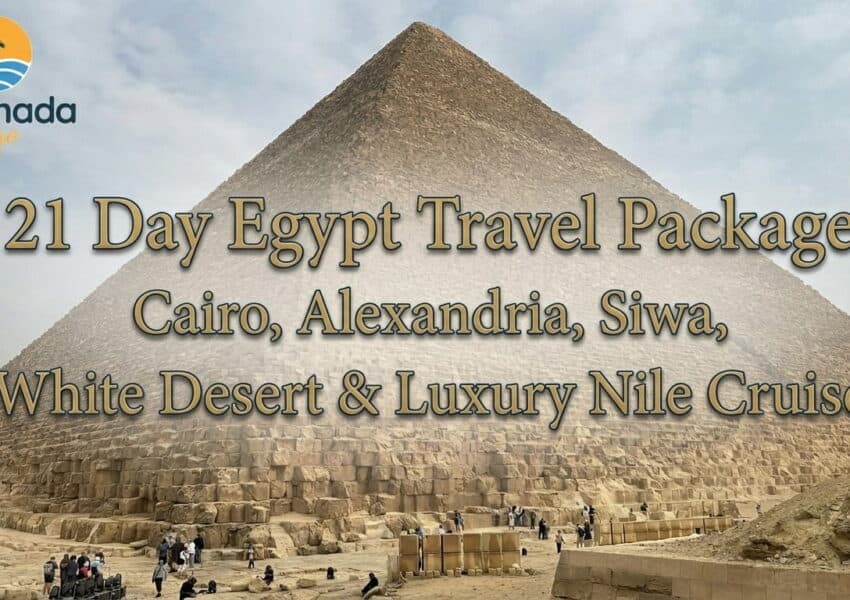 21 Day Egypt Travel Package – Cairo, Alexandria, Siwa, White Desert & Luxury Nile Cruise