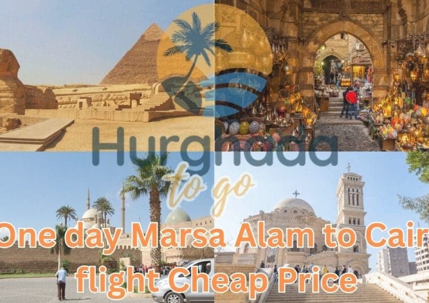 One day Marsa Alam to Cairo flight Cheap Price