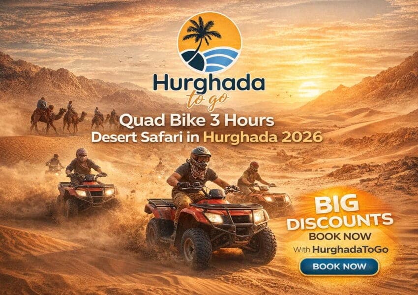 Quad Bike 3 Hours Desert Safari in Hurghada